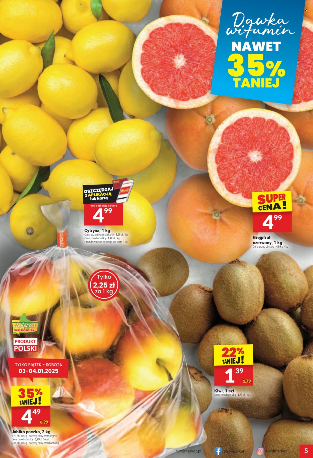 Leták Twój Market - 2.1.2025 - 7.1.2025. Strana 5