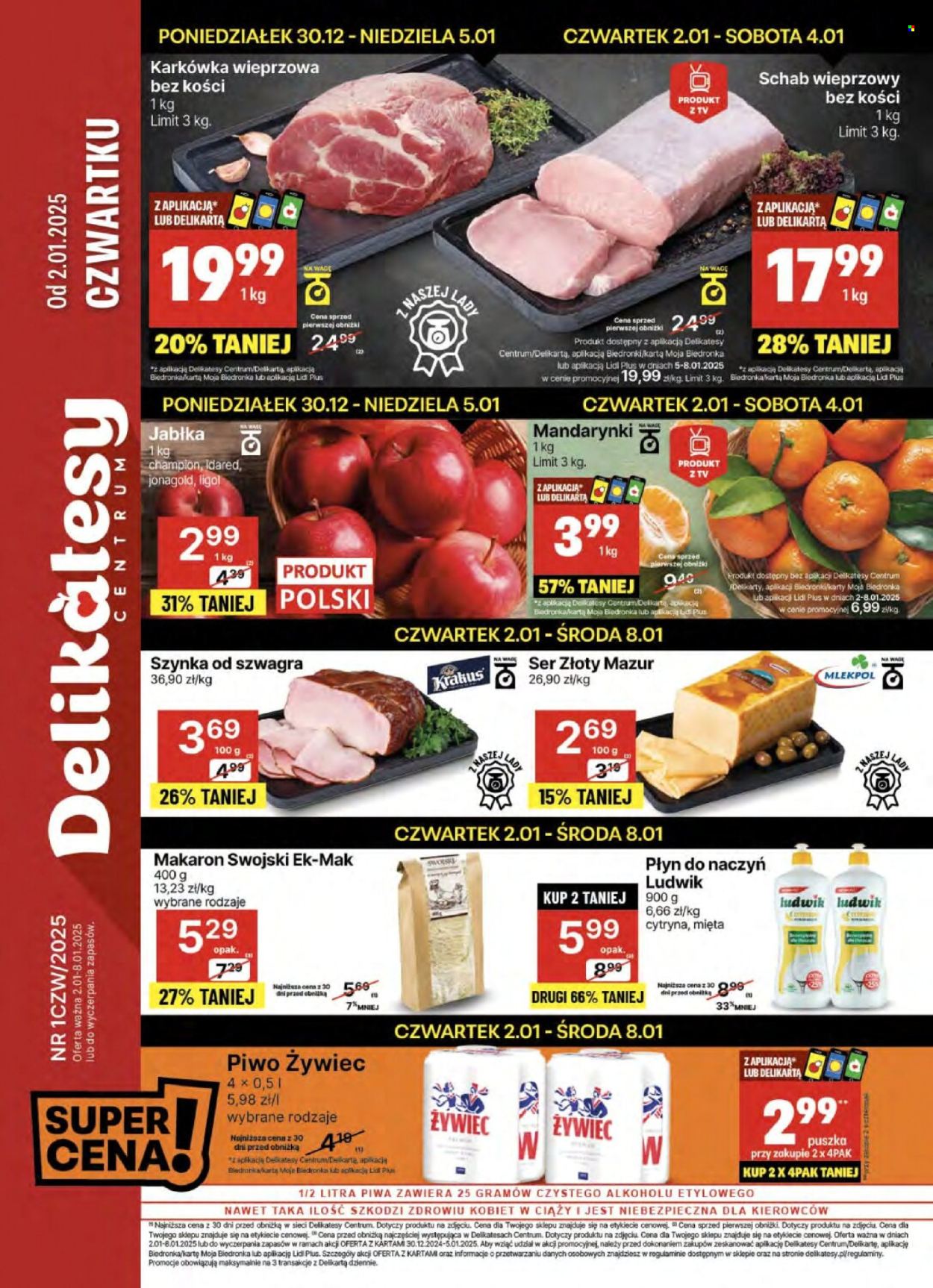 Gazetka Delikatesy Centrum - 2.01.2025 - 8.01.2025. Strona 1