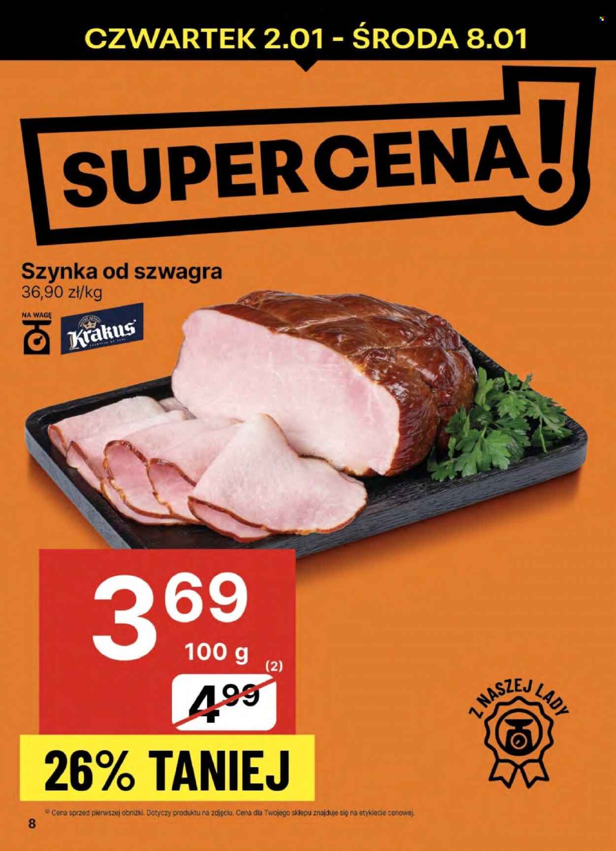 Gazetka Delikatesy Centrum - 2.01.2025 - 8.01.2025. Strona 8