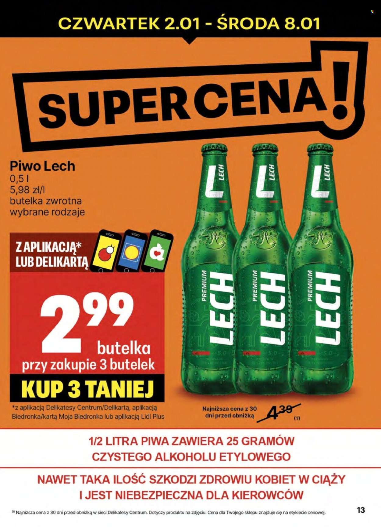 Gazetka Delikatesy Centrum - 2.01.2025 - 8.01.2025. Strona 13