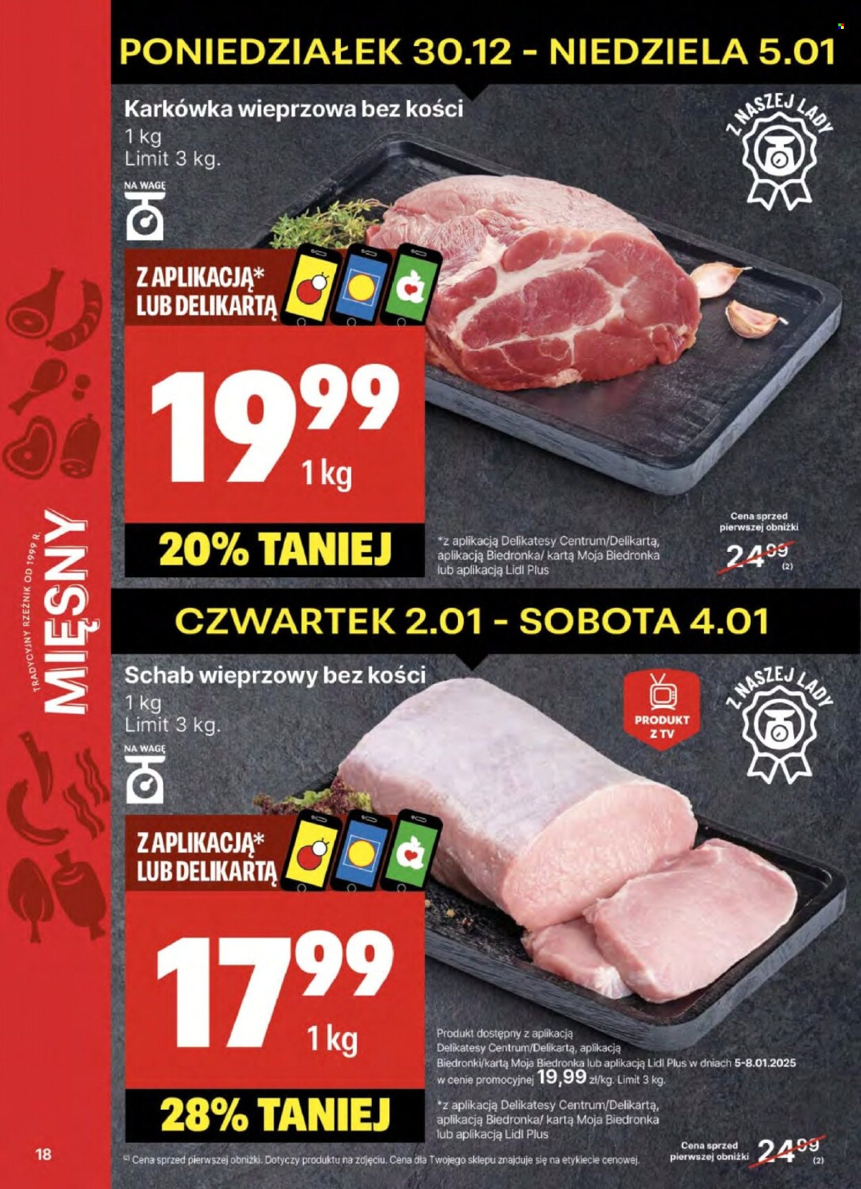 Gazetka Delikatesy Centrum - 2.01.2025 - 8.01.2025. Strona 18