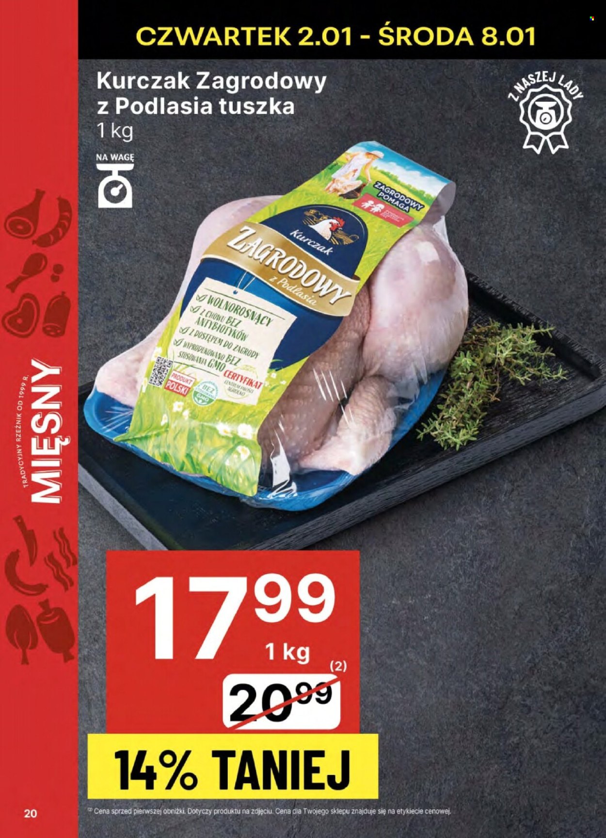 Leták Delikatesy Centrum - 2.1.2025 - 8.1.2025. Strana 20
