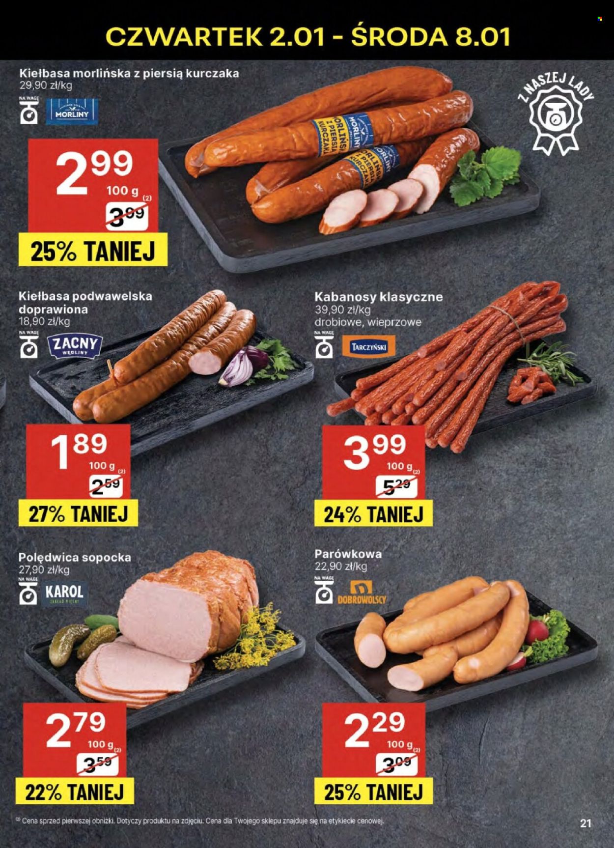 Gazetka Delikatesy Centrum - 2.01.2025 - 8.01.2025. Strona 21
