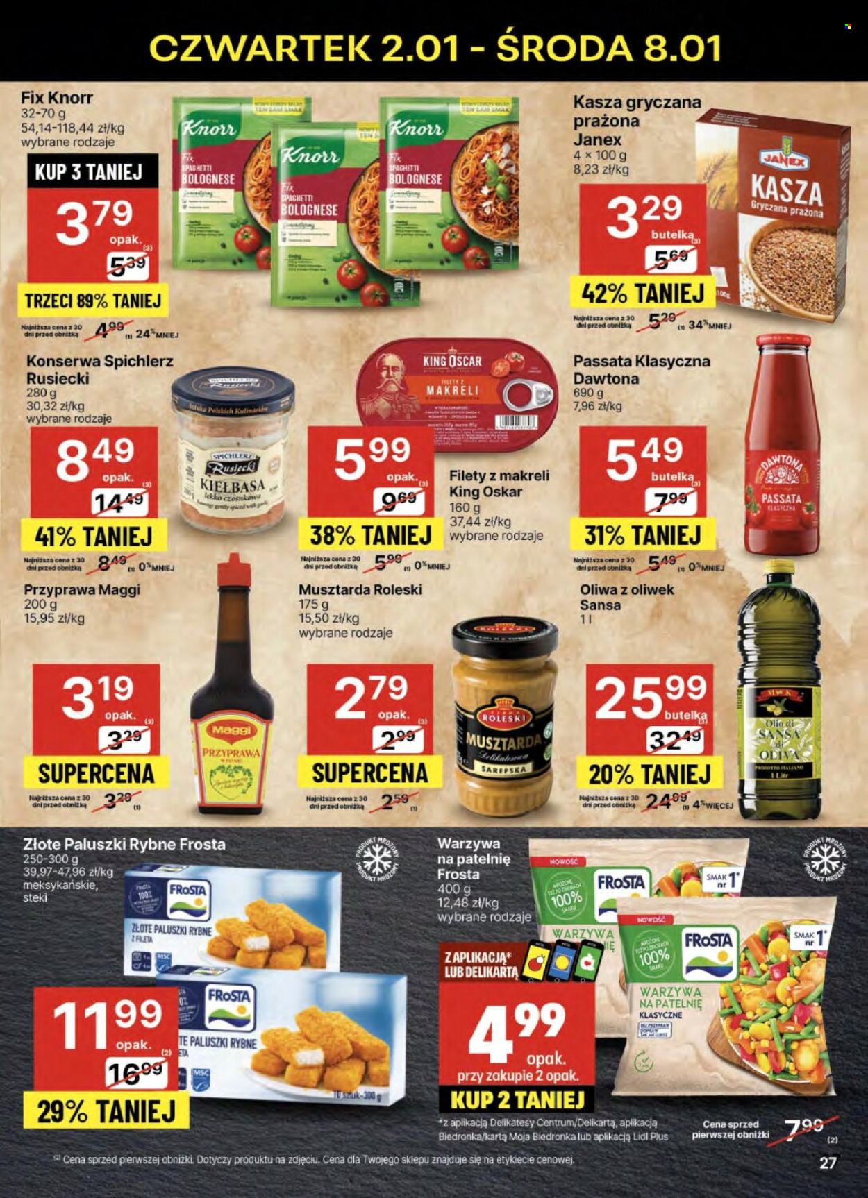 Gazetka Delikatesy Centrum - 2.01.2025 - 8.01.2025. Strona 27