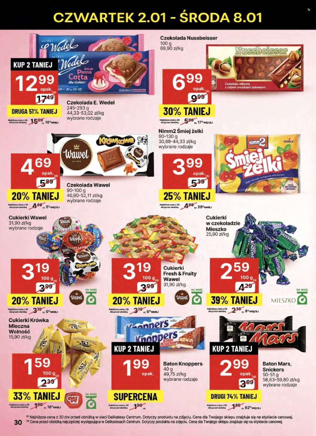 Leták Delikatesy Centrum - 2.1.2025 - 8.1.2025. Strana 30