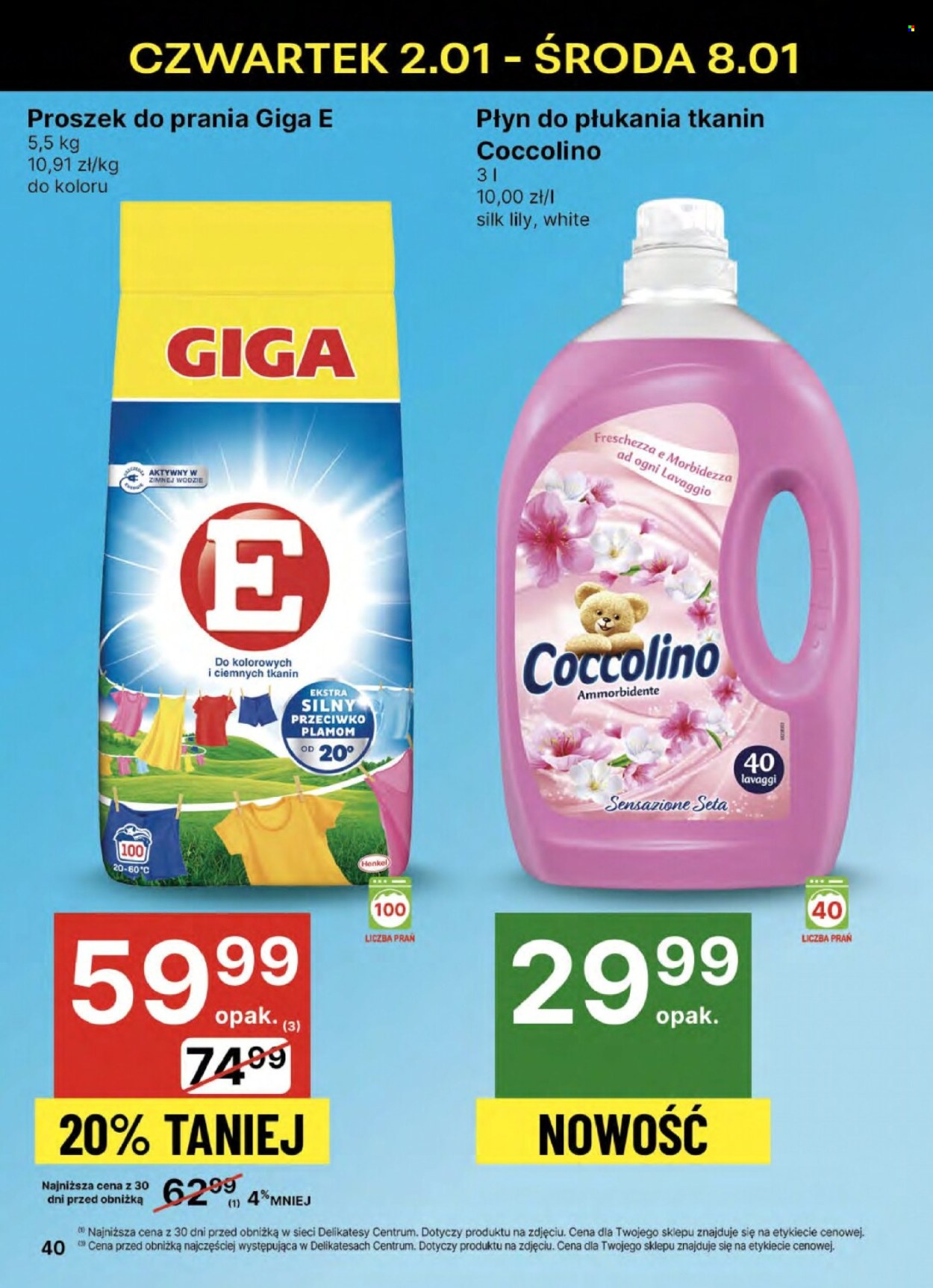 Leták Delikatesy Centrum - 2.1.2025 - 8.1.2025. Strana 40
