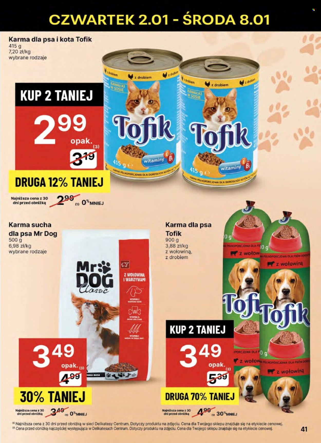 Gazetka Delikatesy Centrum - 2.01.2025 - 8.01.2025. Strona 41