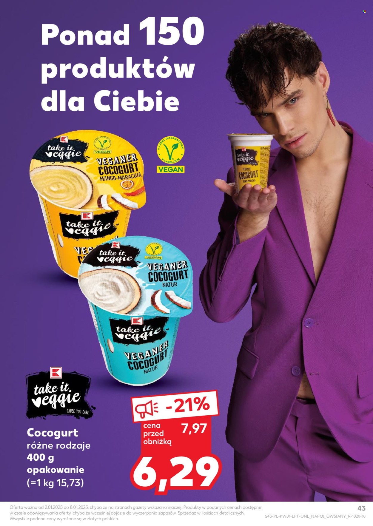 Leták Kaufland - 2.1.2025 - 8.1.2025. Strana 43