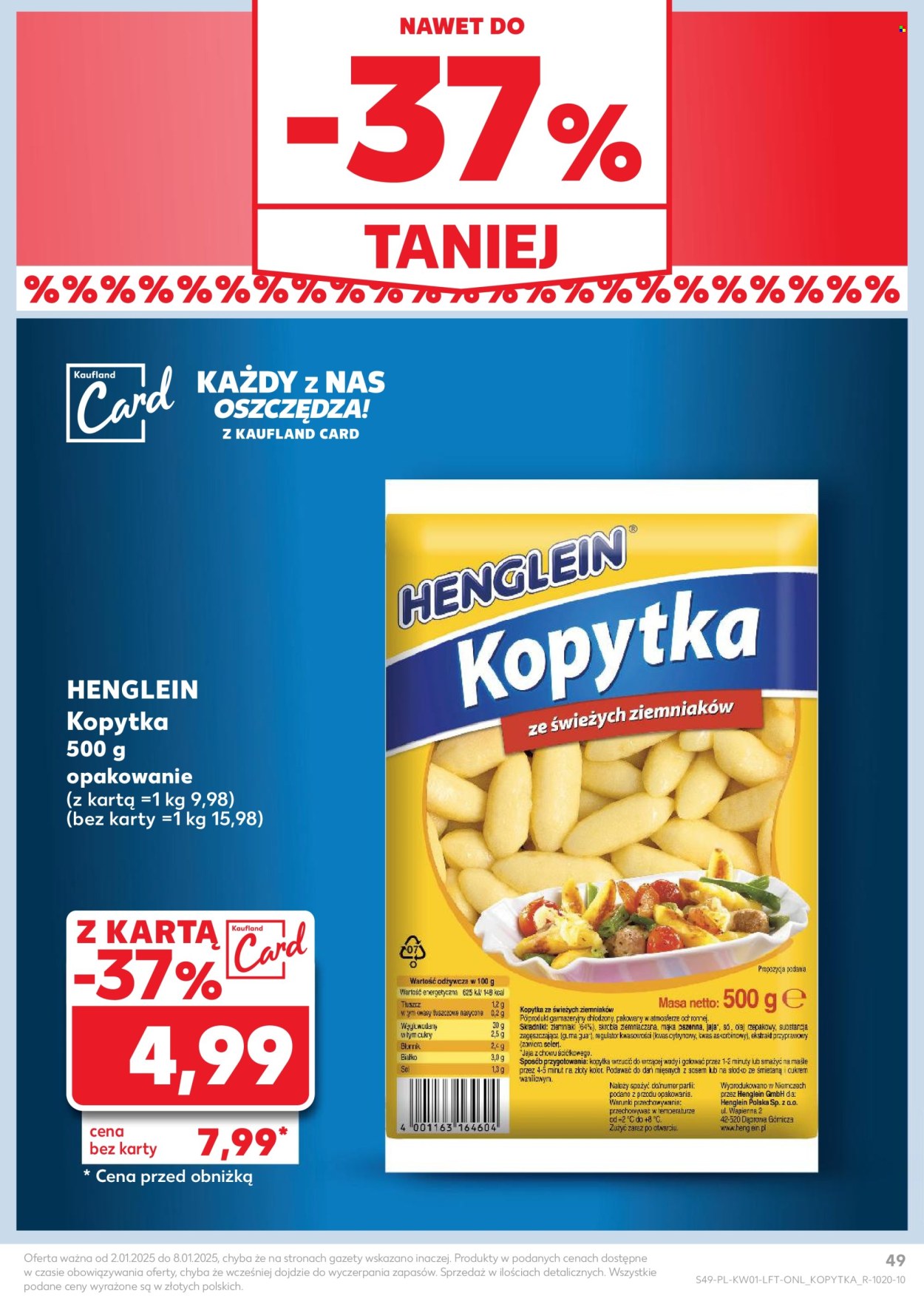 Gazetka Kaufland - 2.01.2025 - 8.01.2025. Strona 49