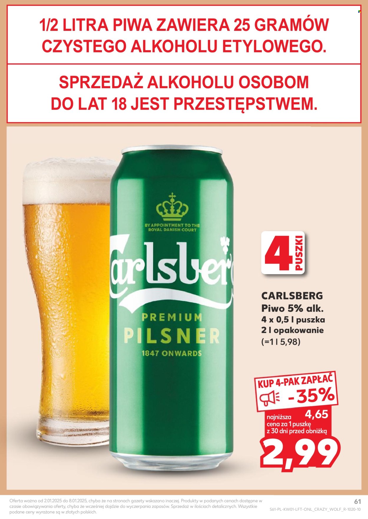 Leták Kaufland - 2.1.2025 - 8.1.2025. Strana 61