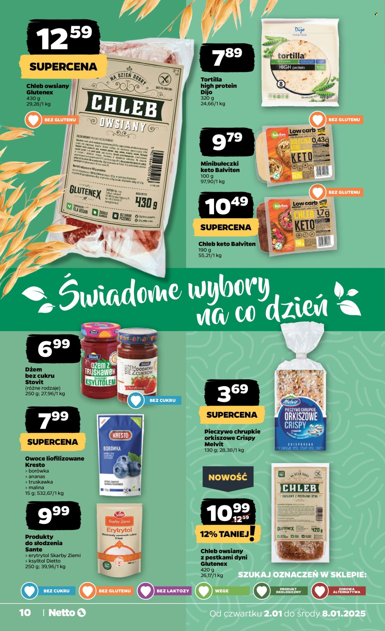 Leták Netto - 2.1.2025 - 8.1.2025. Strana 10