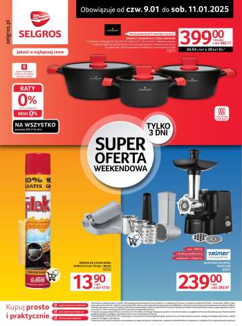 Gazetka Selgros - 9.01.2025 - 11.01.2025.