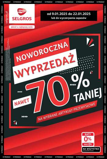 Gazetka Selgros - 9.01.2025 - 22.01.2025.