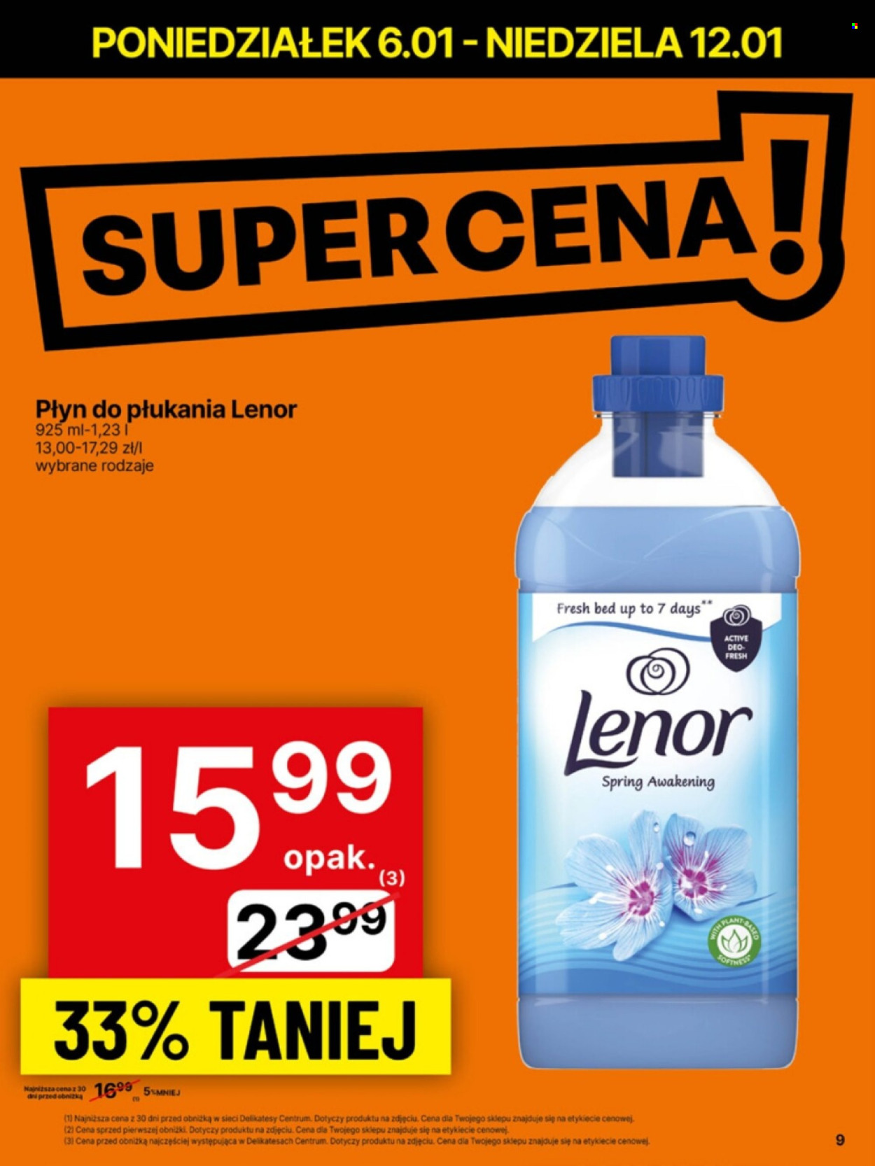 Leták Delikatesy Centrum - 6.1.2025 - 12.1.2025. Strana 9