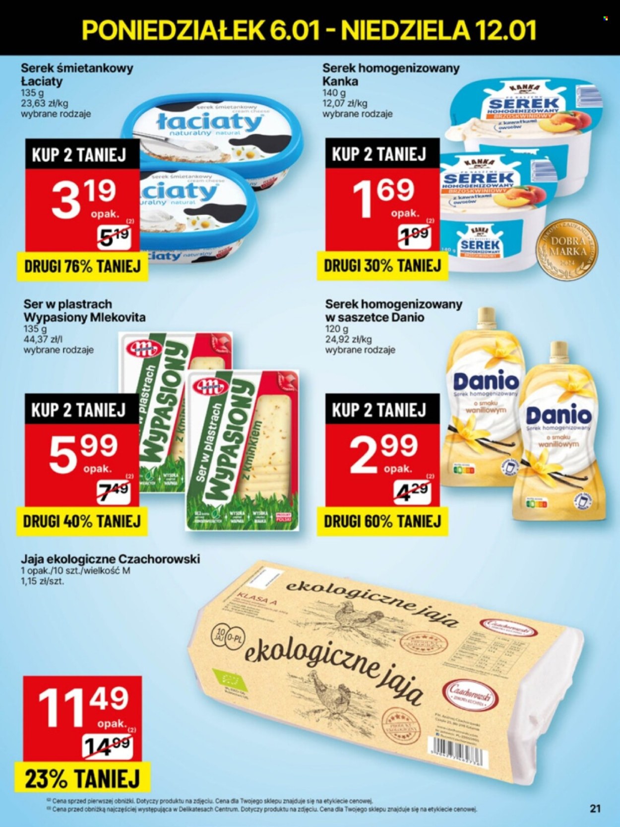 Leták Delikatesy Centrum - 6.1.2025 - 12.1.2025. Strana 21