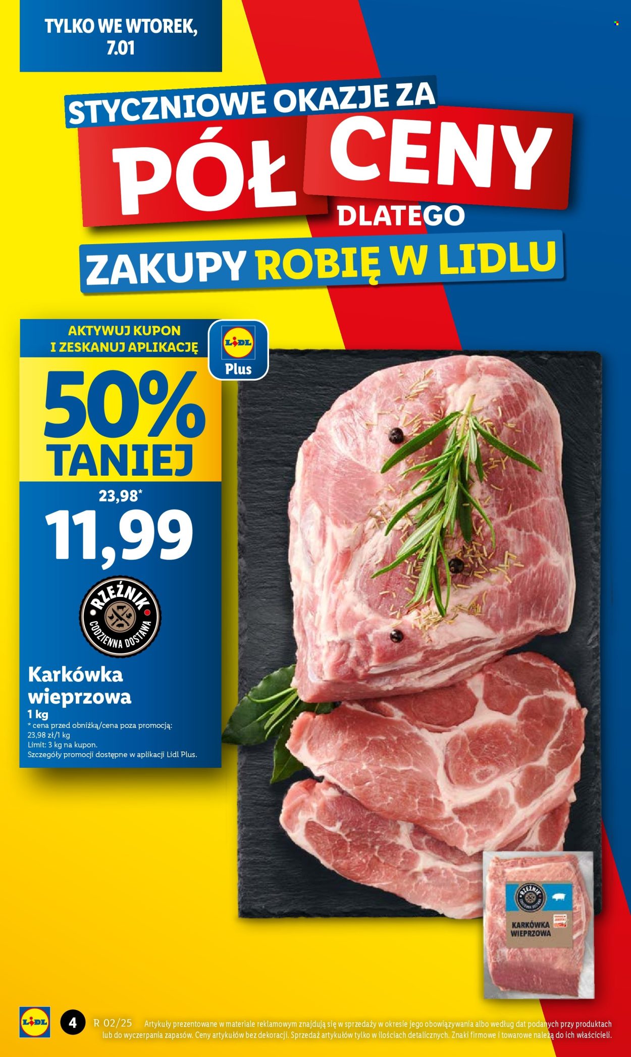 Leták Lidl - 7.1.2025 - 8.1.2025. Strana 4