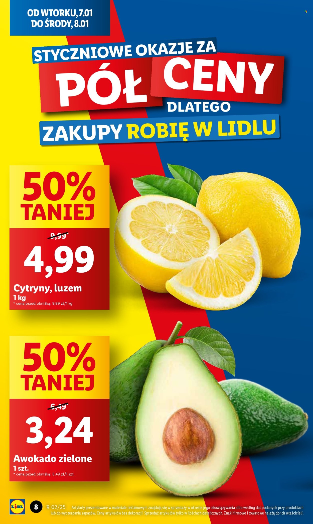 Leták Lidl - 7.1.2025 - 8.1.2025. Strana 8