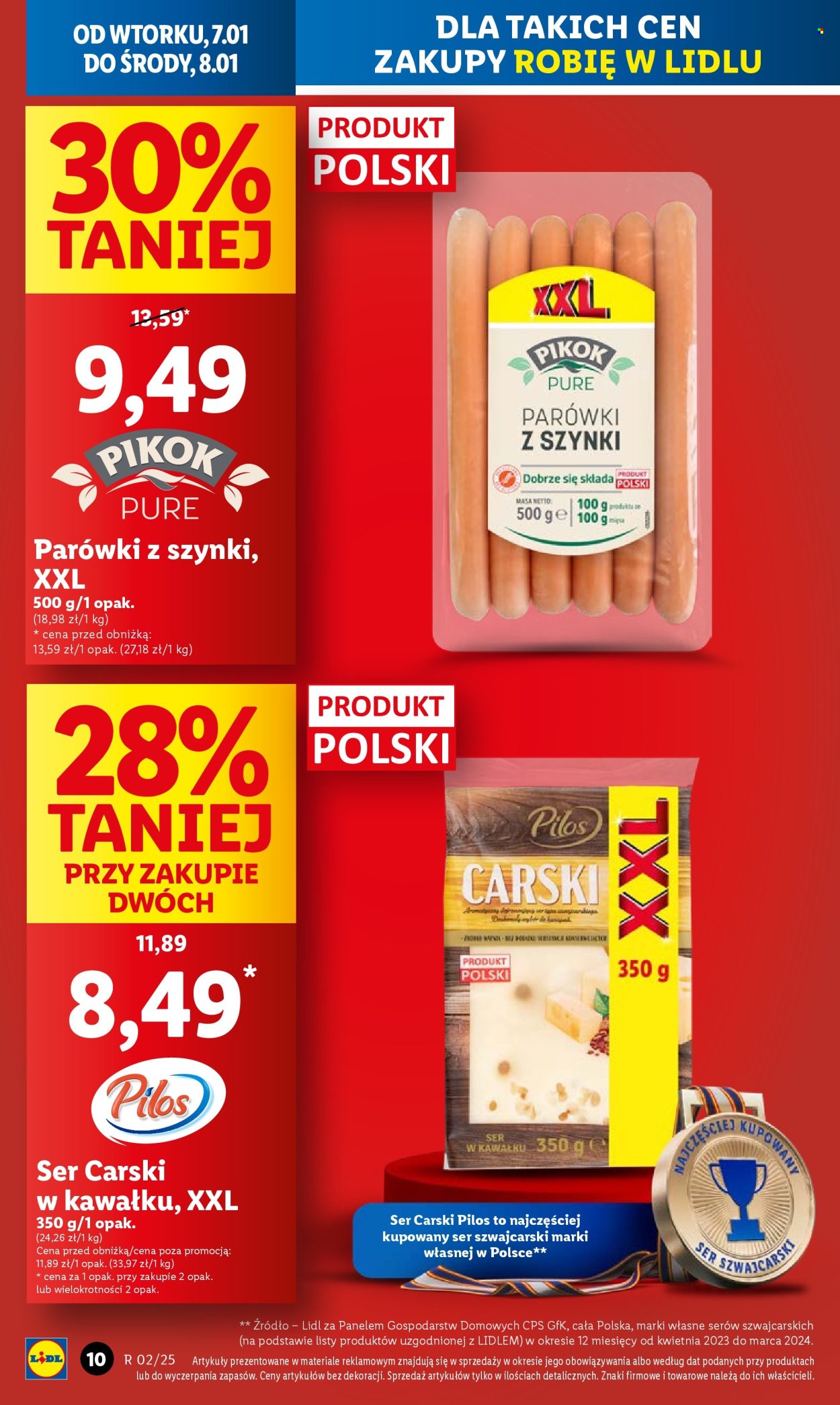 Leták Lidl - 7.1.2025 - 8.1.2025. Strana 10