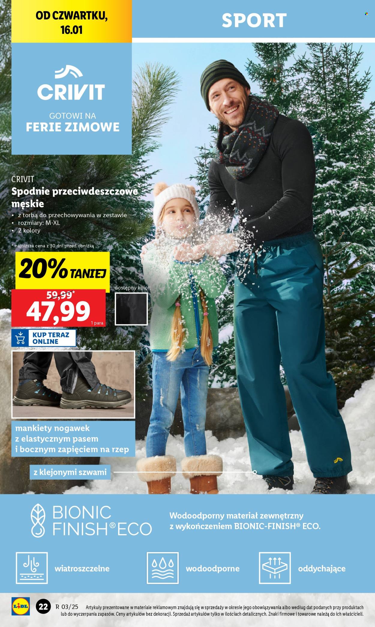 Leták Lidl - 13.1.2025 - 18.1.2025. Strana 22