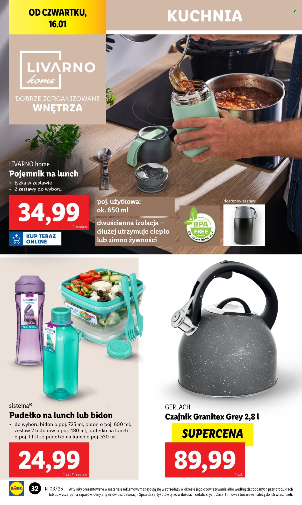 Leták Lidl - 13.1.2025 - 18.1.2025. Strana 32