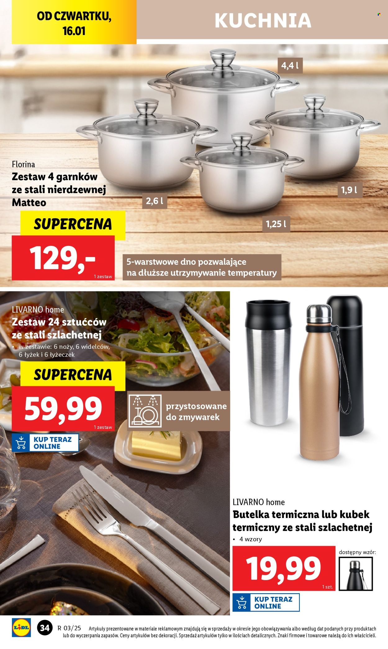 Leták Lidl - 13.1.2025 - 18.1.2025. Strana 34