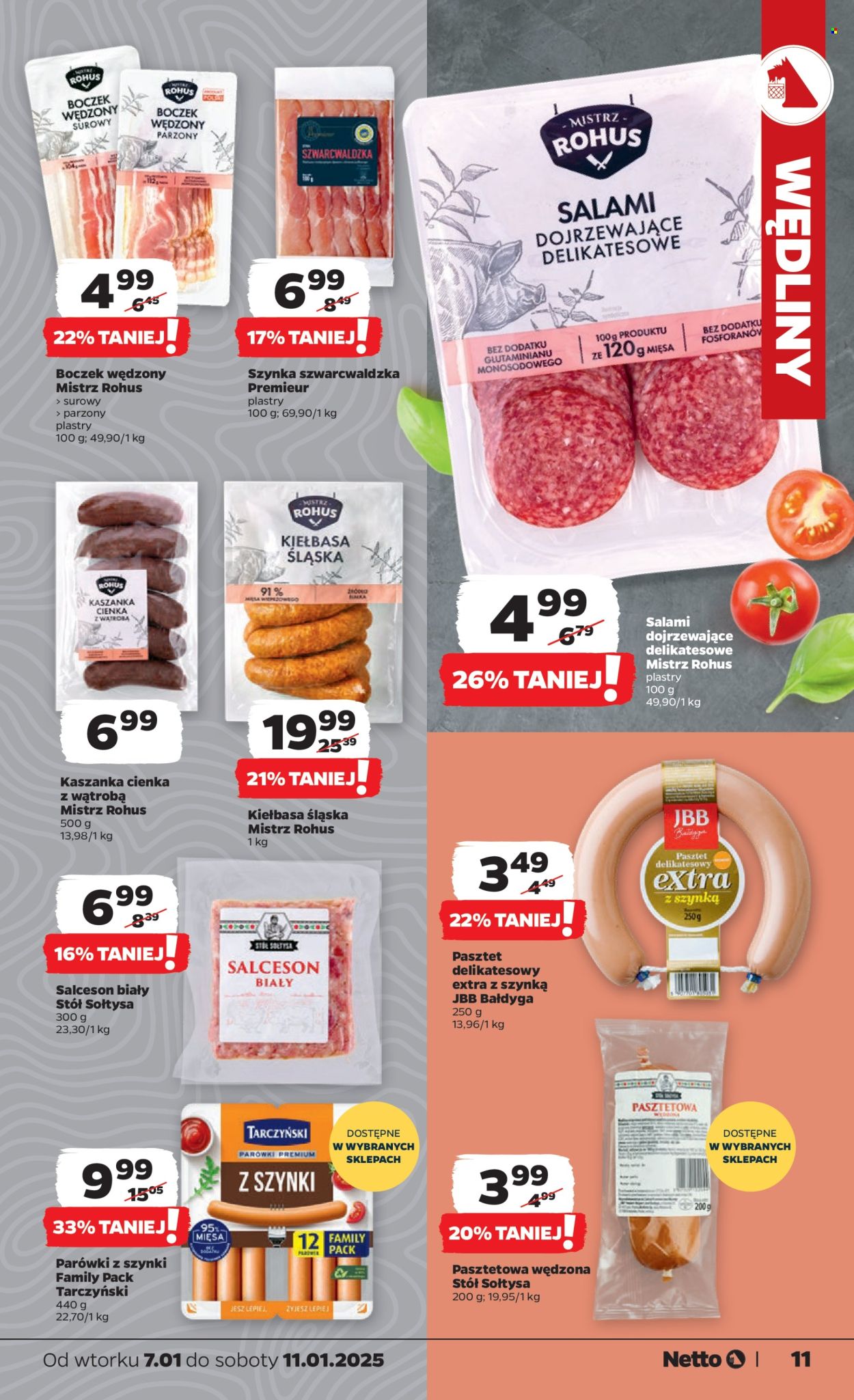 Leták Netto - 7.1.2025 - 11.1.2025. Strana 11