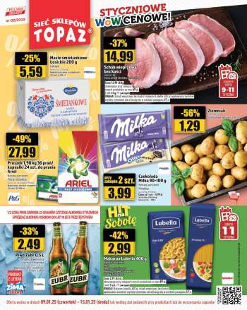 Gazetka Topaz - 9.01.2025 - 15.01.2025.