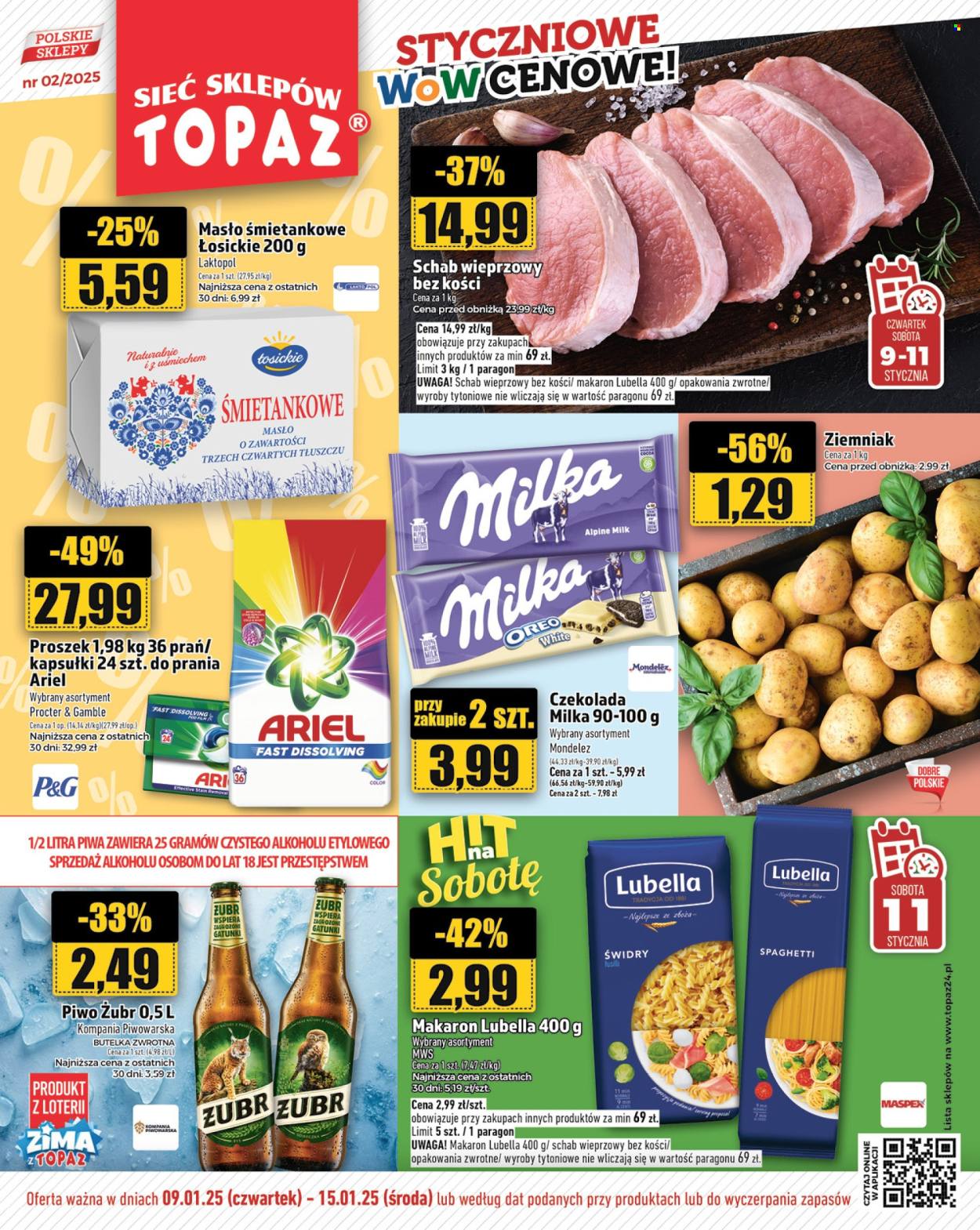 Leták Topaz - 9.1.2025 - 15.1.2025. Strana 1