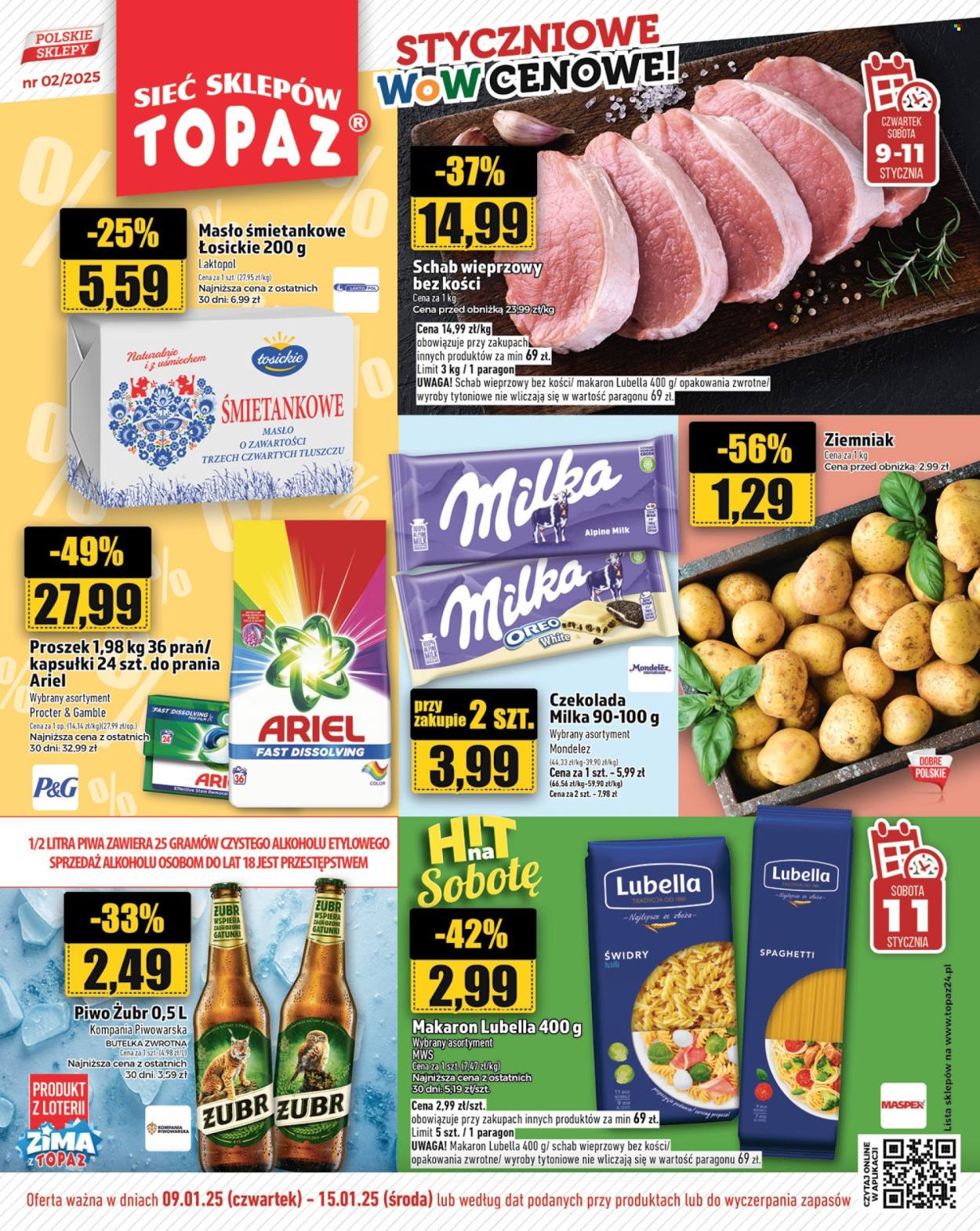 Gazetka Topaz - 9.01.2025 - 15.01.2025. Strona 1
