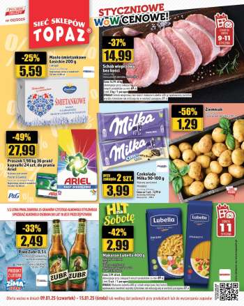 Gazetka Topaz - 9.01.2025 - 15.01.2025.