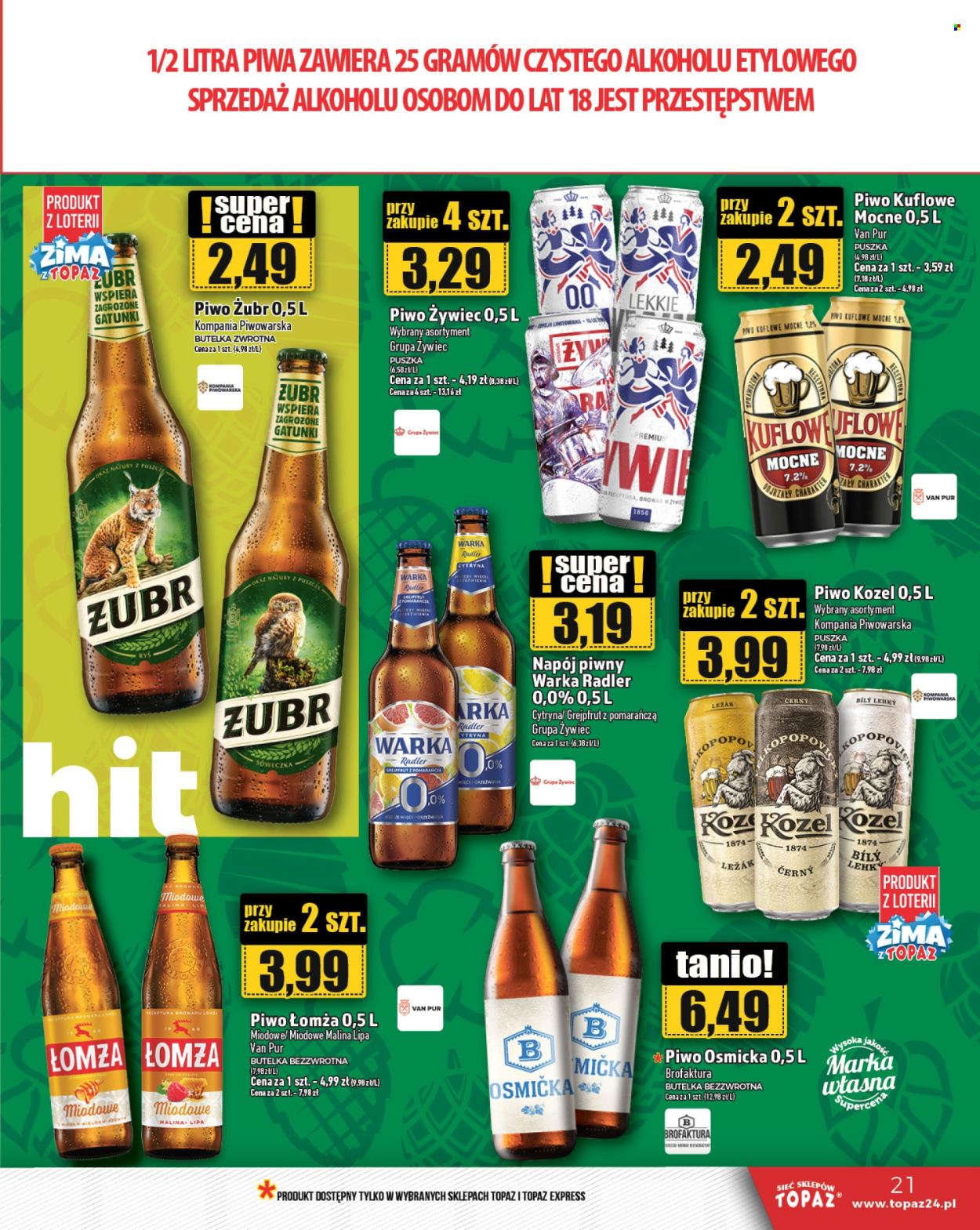 Gazetka Topaz - 9.01.2025 - 15.01.2025. Strona 21