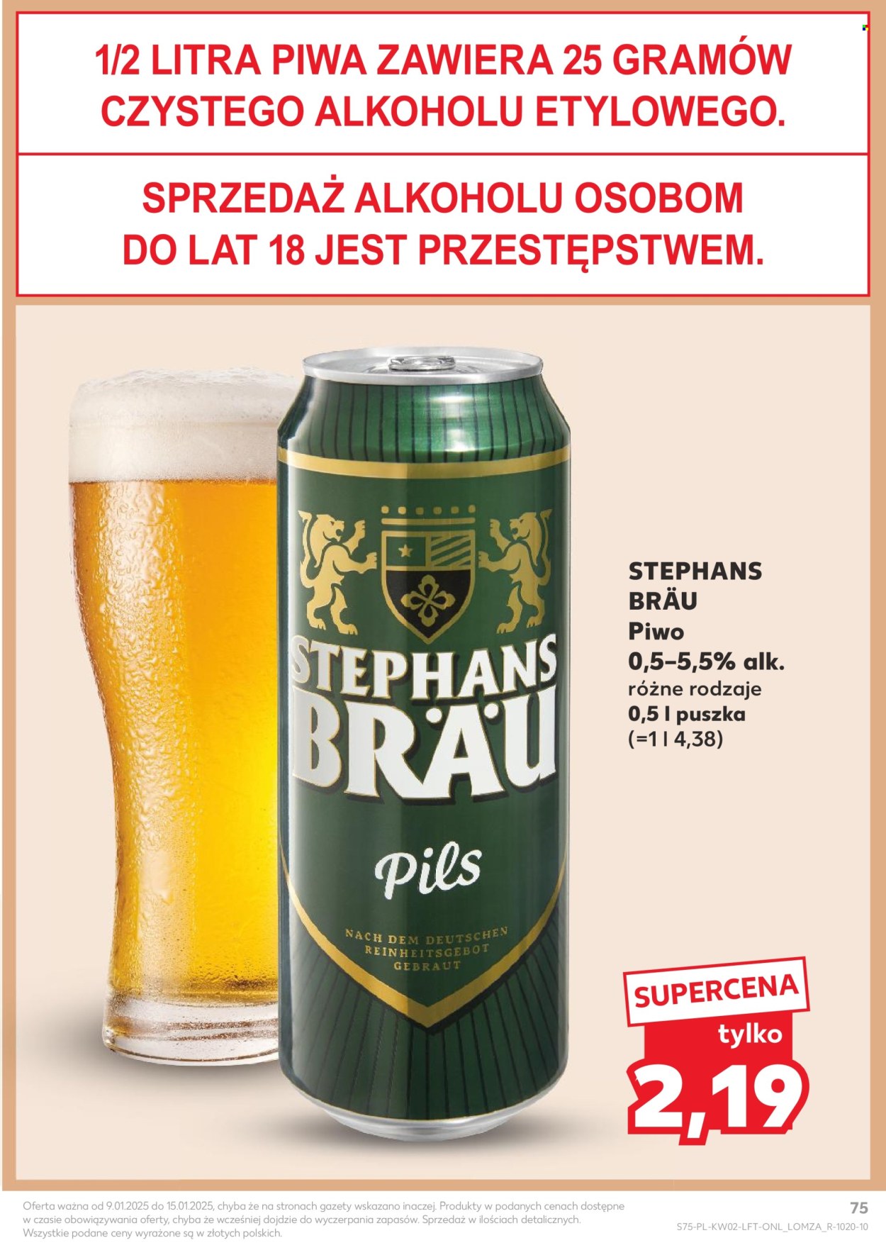 Gazetka Kaufland - 9.01.2025 - 15.01.2025. Strona 75