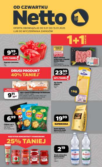 Gazetka Netto - 9.01.2025 - 15.01.2025.