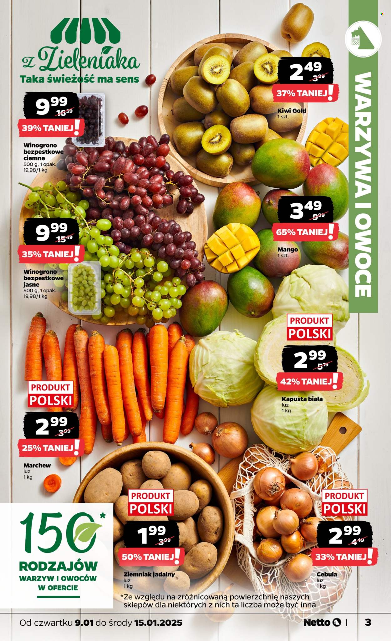 Gazetka Netto - 9.01.2025 - 15.01.2025. Strona 3