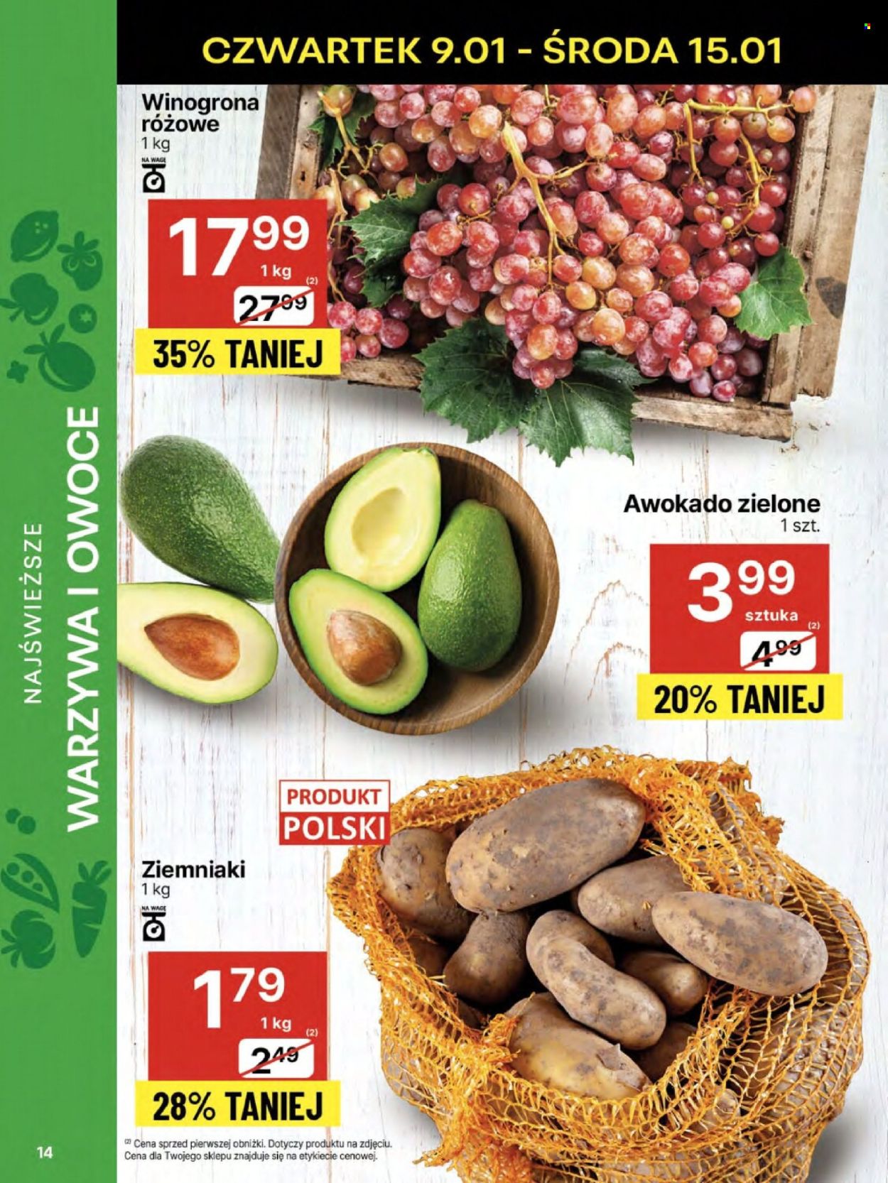 Gazetka Delikatesy Centrum - 9.01.2025 - 15.01.2025. Strona 14
