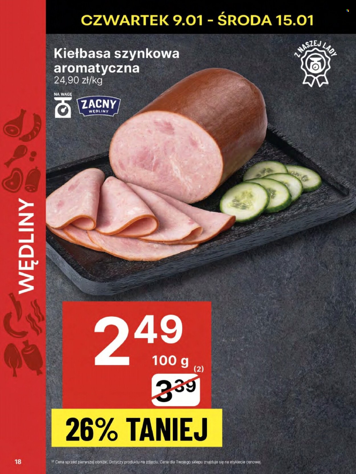 Gazetka Delikatesy Centrum - 9.01.2025 - 15.01.2025. Strona 18