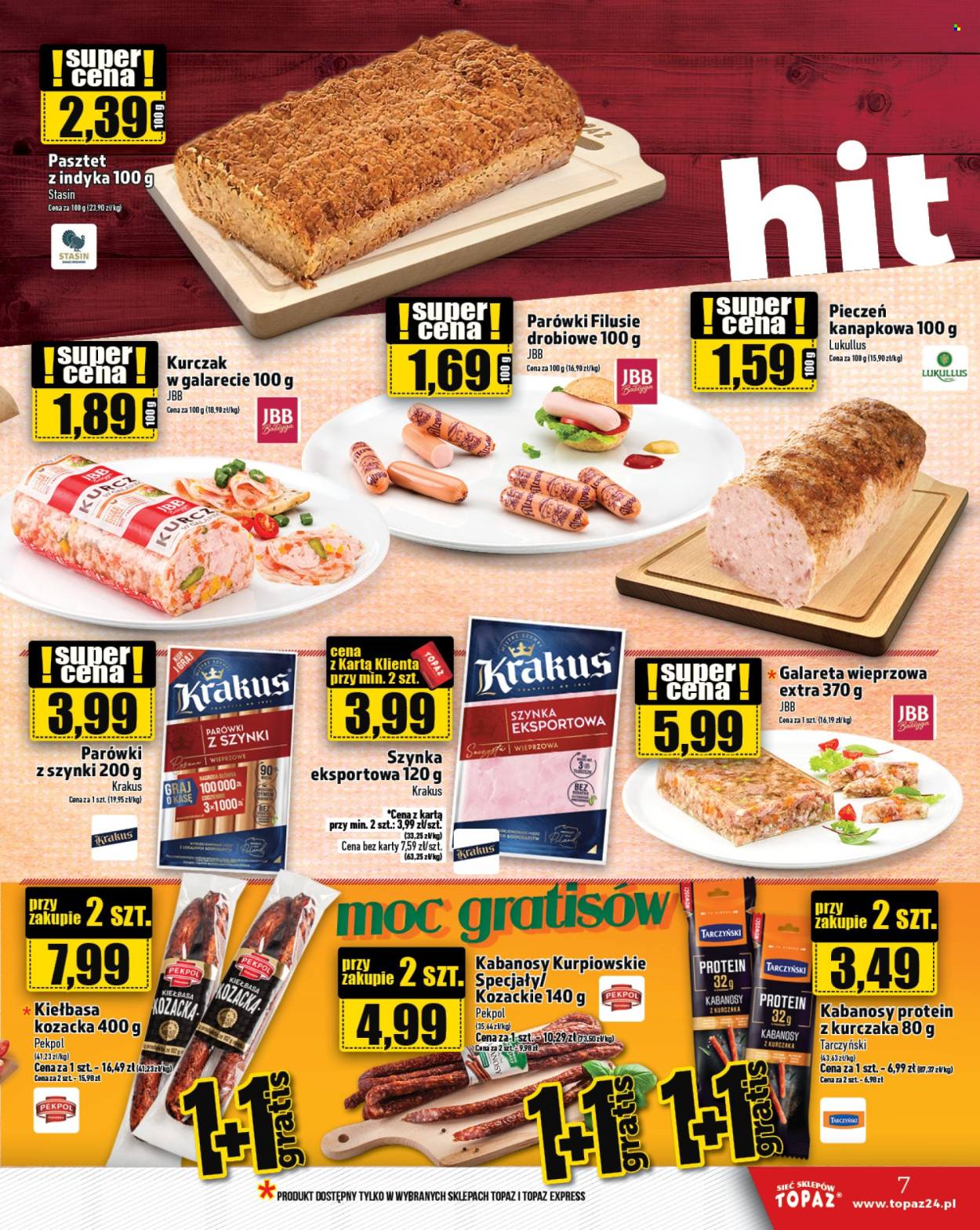 Gazetka Topaz - 16.01.2025 - 22.01.2025. Strona 7