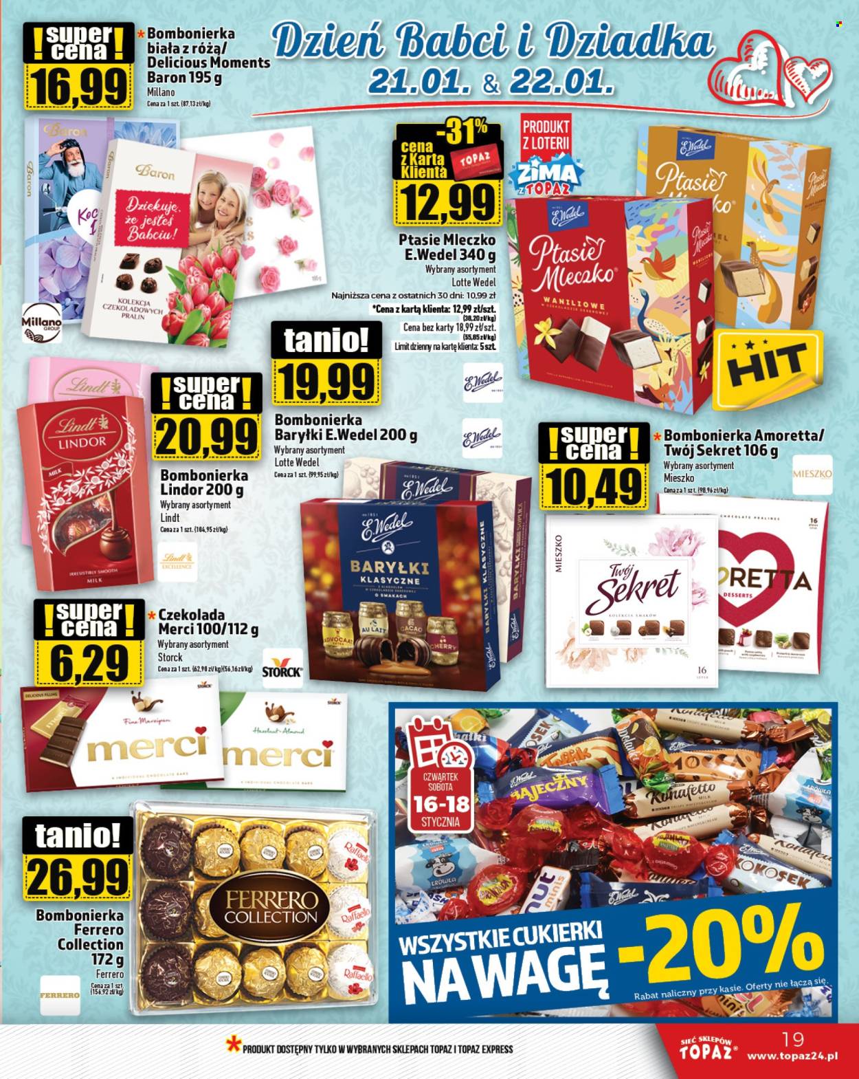 Gazetka Topaz - 16.01.2025 - 22.01.2025. Strona 19