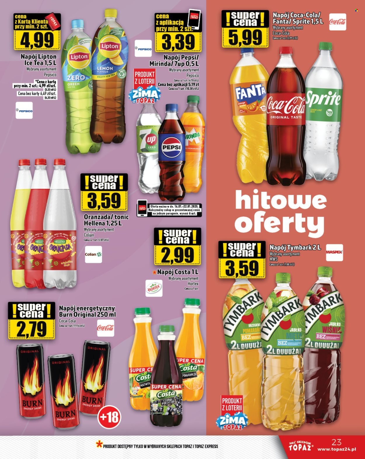 Gazetka Topaz - 16.01.2025 - 22.01.2025. Strona 23