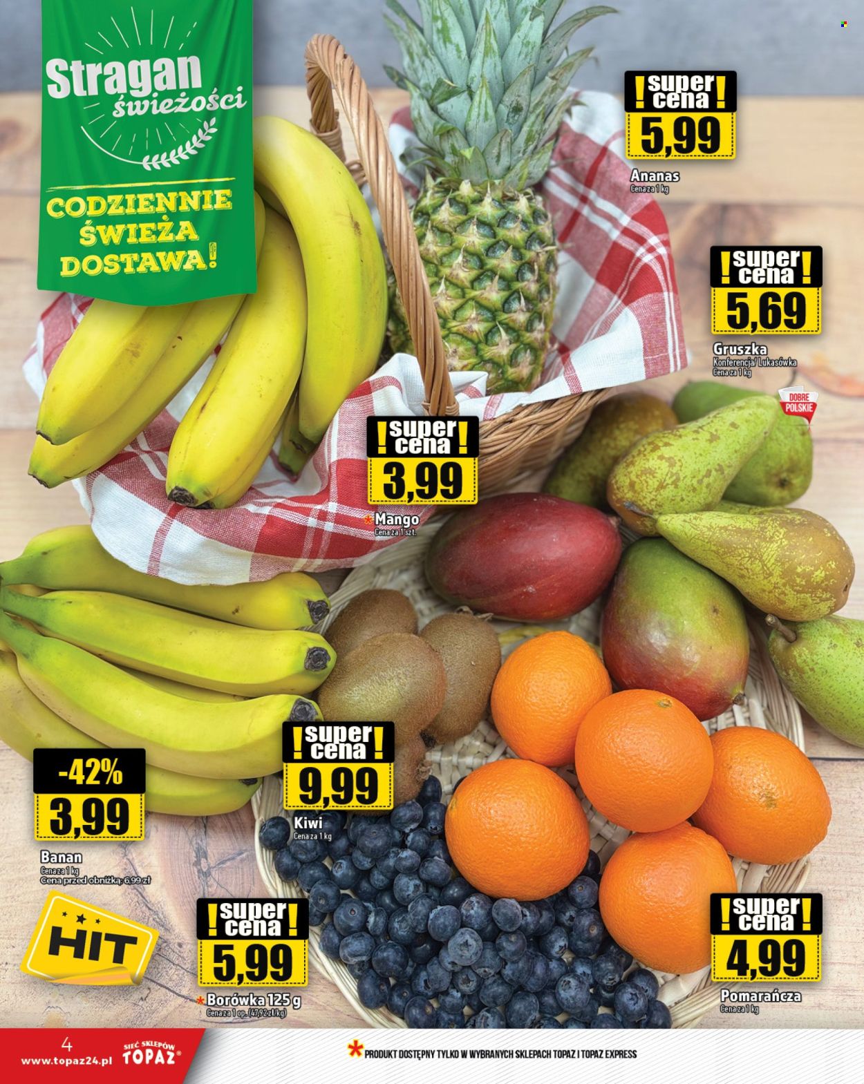 Gazetka Topaz - 16.01.2025 - 22.01.2025. Strona 4