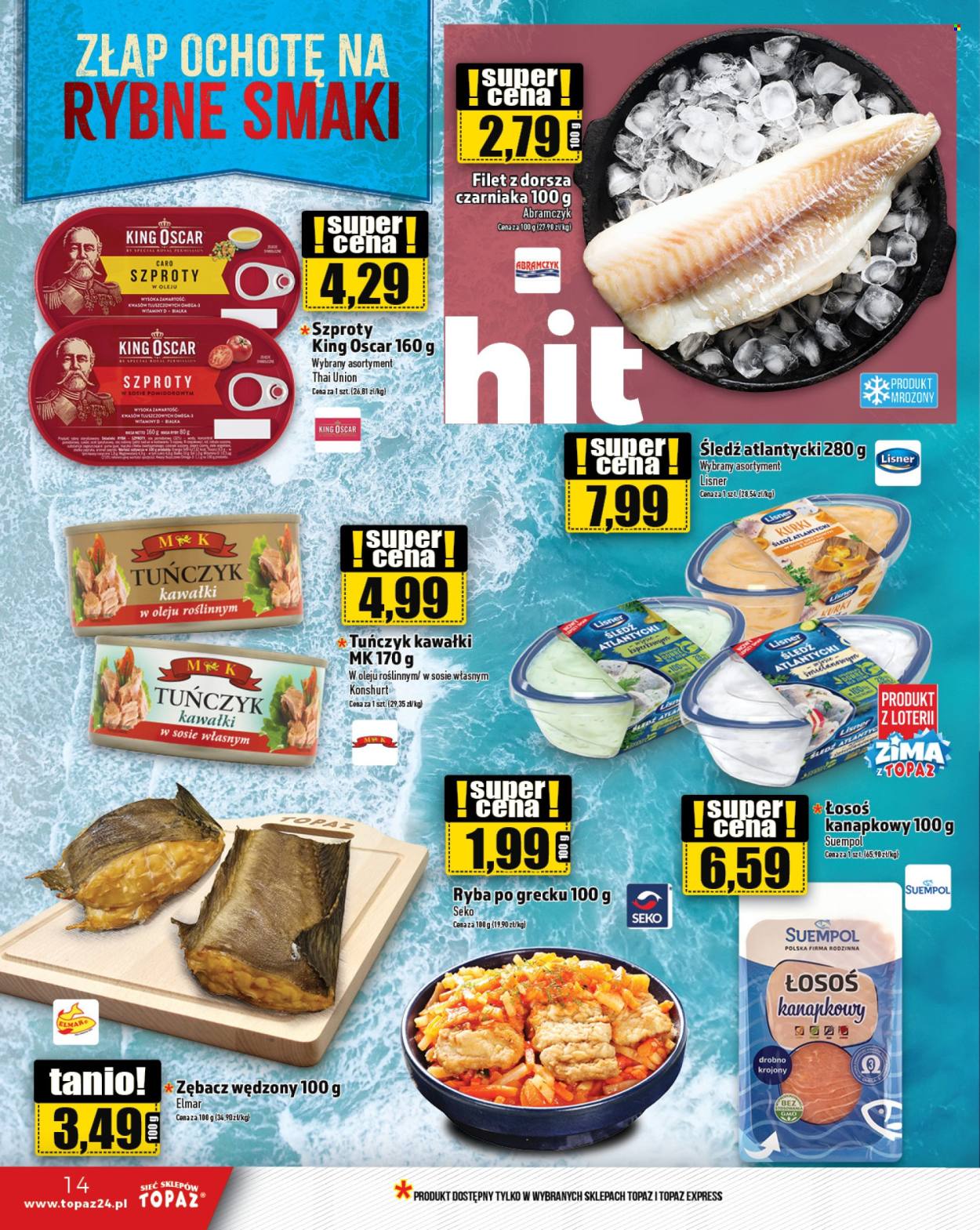 Gazetka Topaz - 16.01.2025 - 22.01.2025. Strona 14