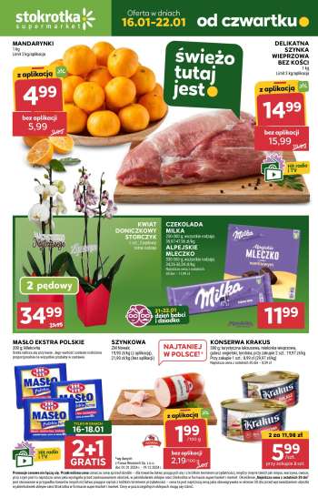 Gazetka Stokrotka Supermarket - 16.01.2025 - 22.01.2025.