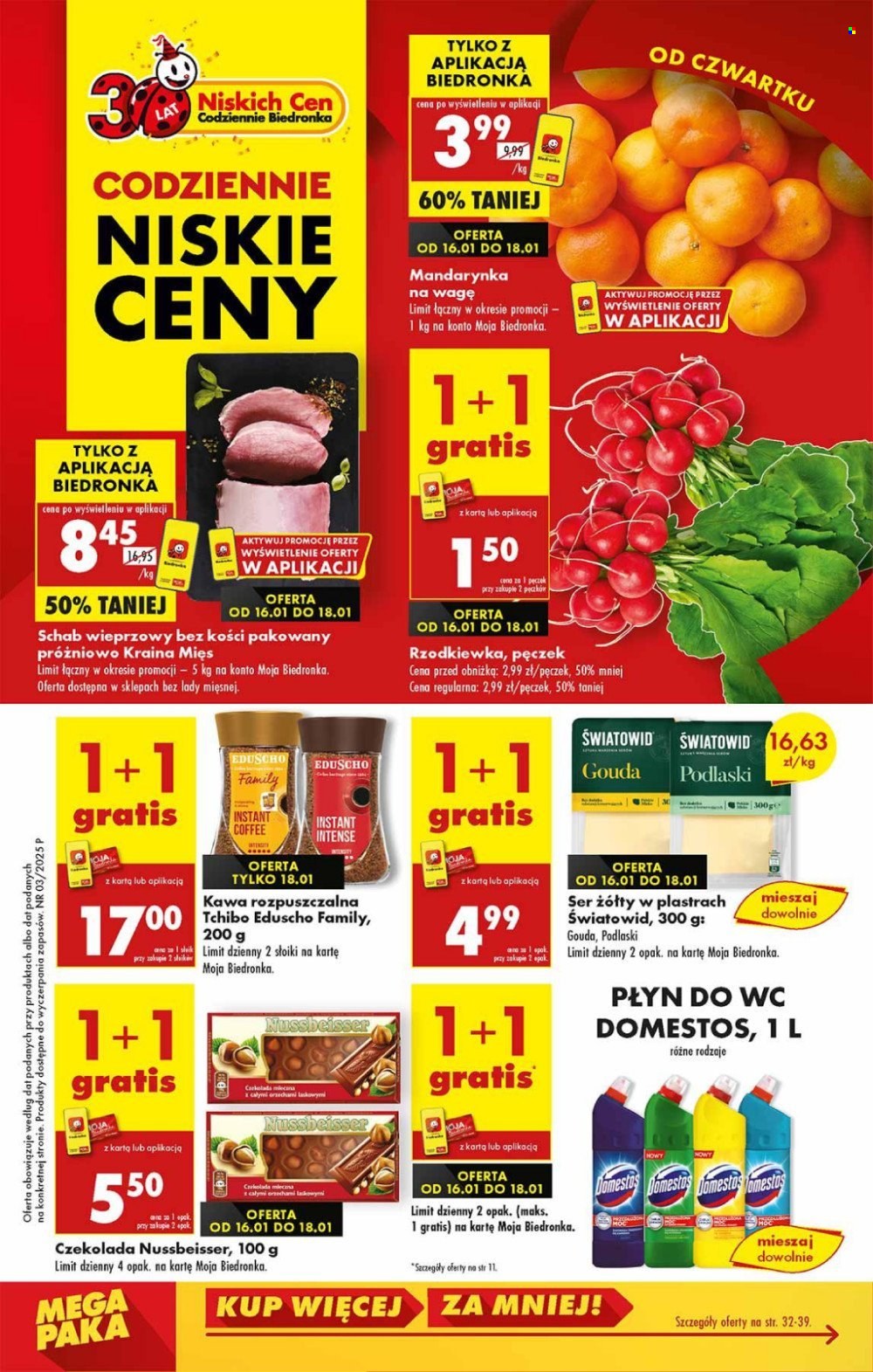 Gazetka Biedronka - 16.01.2025 - 22.01.2025. Strona 1