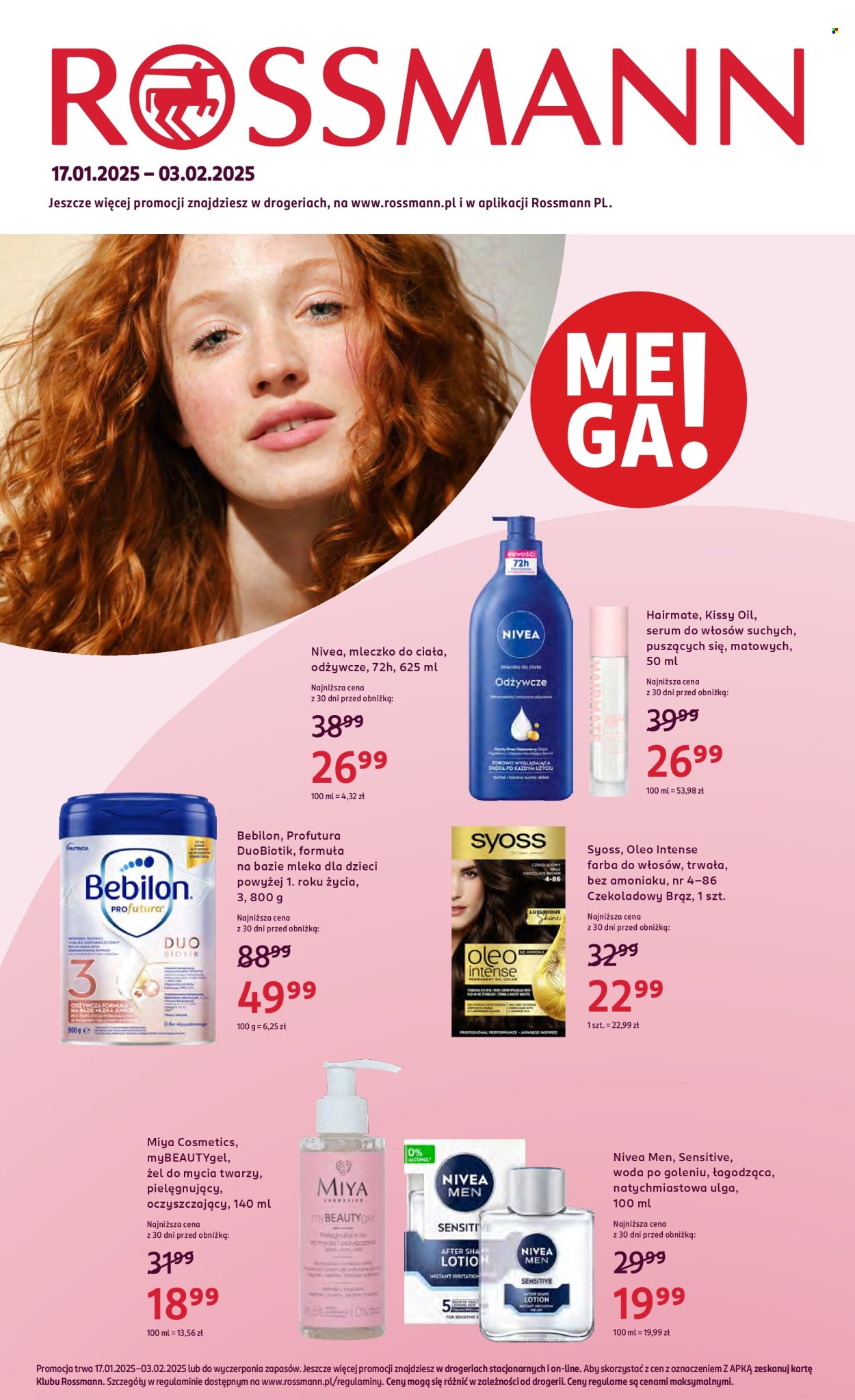 Leták Rossmann - 17.1.2025 - 3.2.2025. Strana 1
