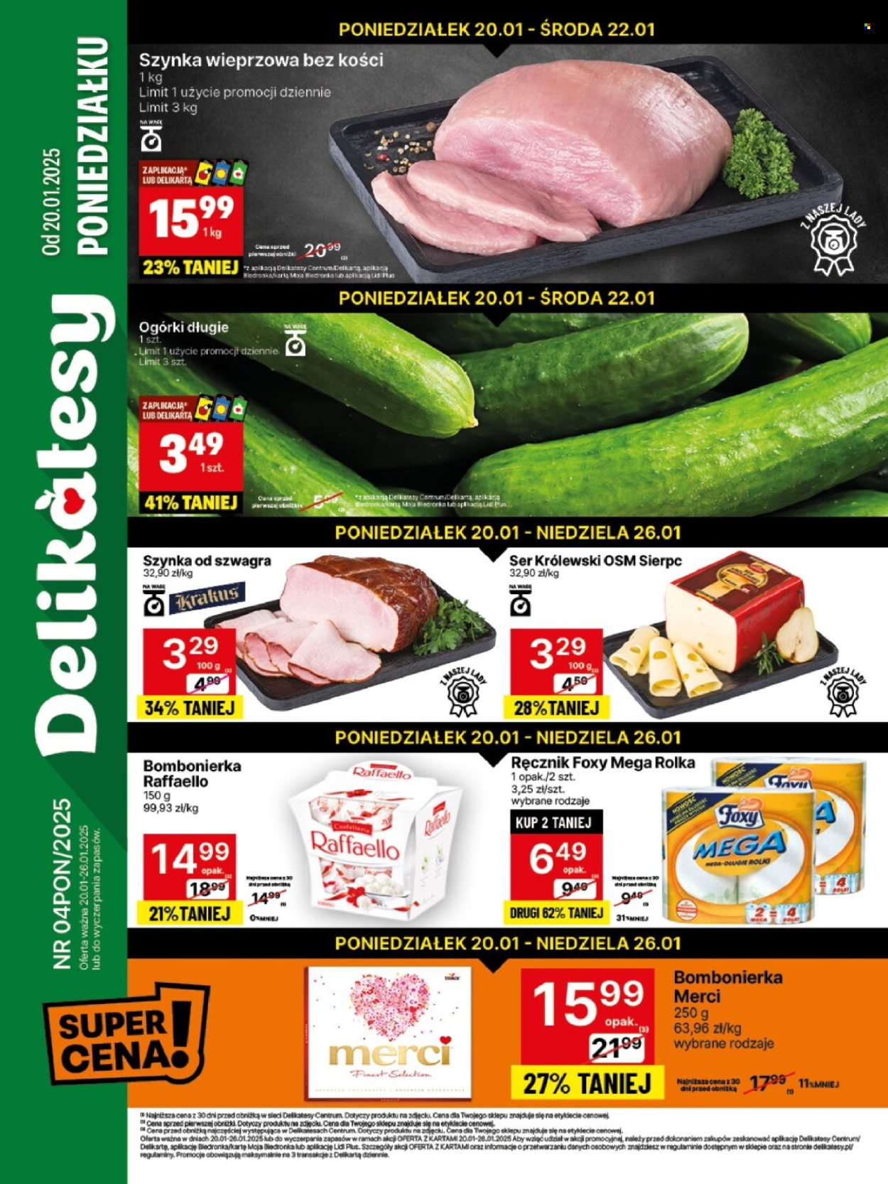 Gazetka Delikatesy Centrum - 20.01.2025 - 26.01.2025. Strona 1