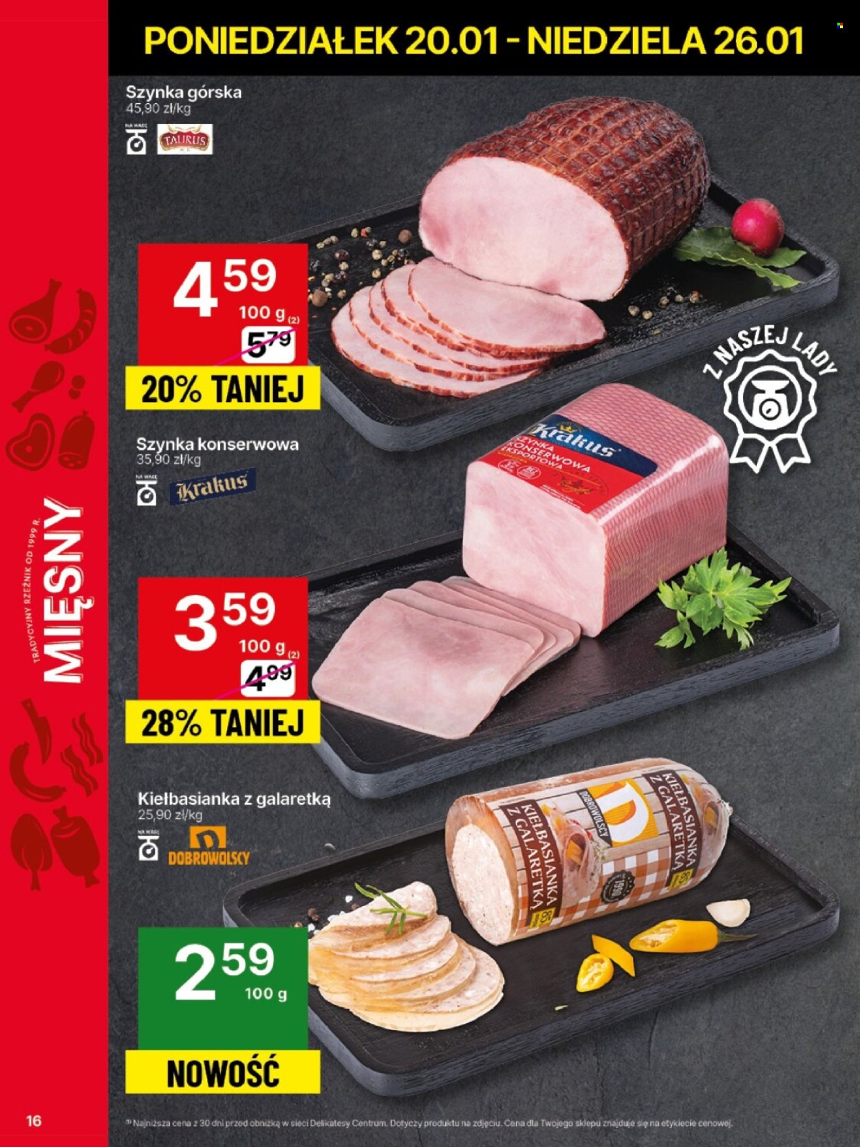 Gazetka Delikatesy Centrum - 20.01.2025 - 26.01.2025. Strona 16