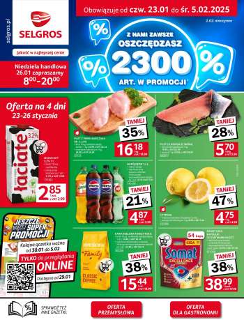 Gazetka Selgros - 23.01.2025 - 5.02.2025.