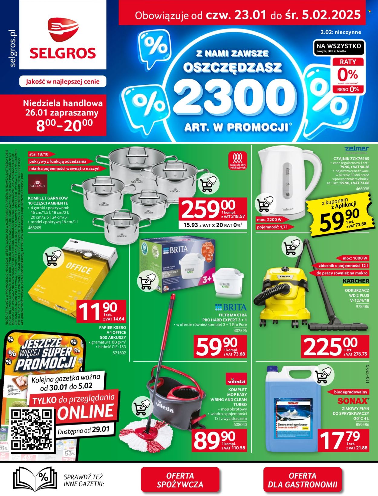 Gazetka Selgros - 23.01.2025 - 5.02.2025. Strona 1