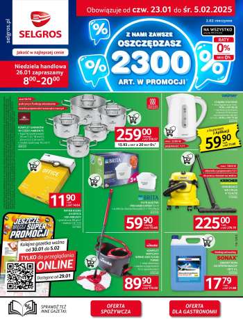 Gazetka Selgros - 23.01.2025 - 5.02.2025.