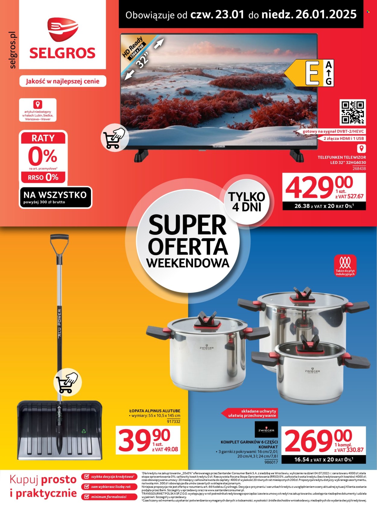 Gazetka Selgros - 23.01.2025 - 26.01.2025. Strona 1